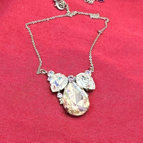 Sorrelli Large Faceted Crystal Necklace - Picture 4 of 10